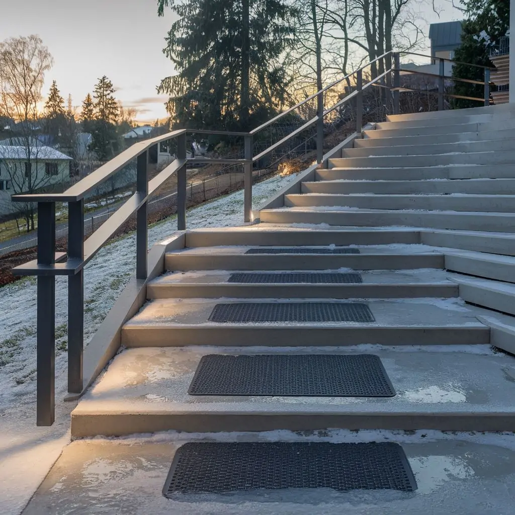 antypoślizgowe schody zewnętrzne