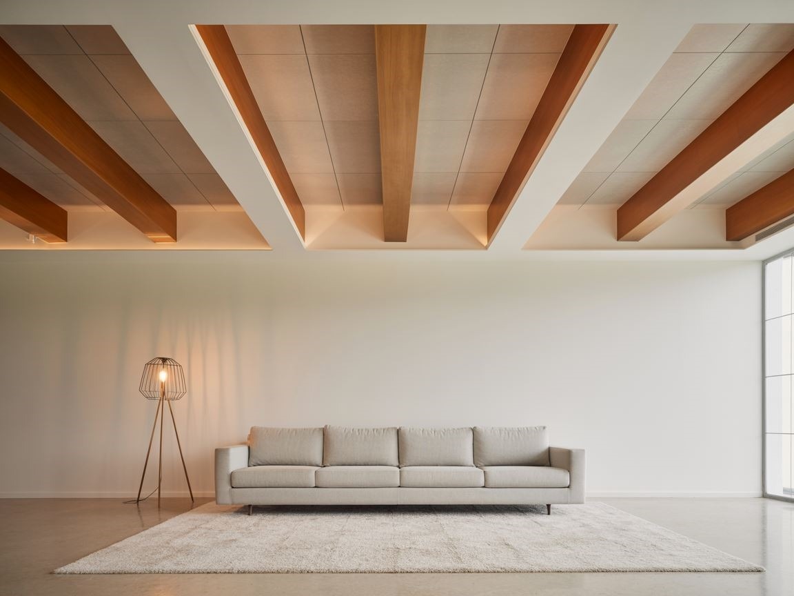 exposed ceiling beams