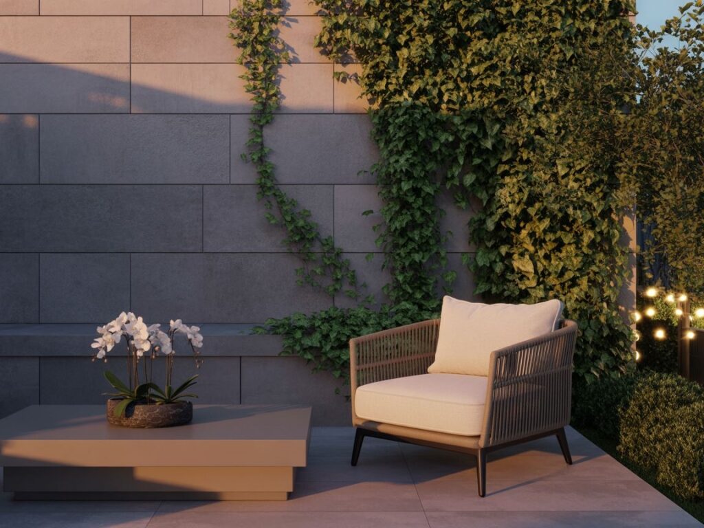 płytki ceramiczne na murku